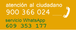 Teléfono de Atención al ciudadano: 900 366 024